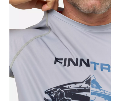 Лонгслив с UV-защитой FINNTRAIL WIND FISH Grey XS