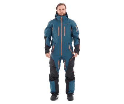 Комбинезон зимний мужской DRAGONFLY SUPERLIGHT 3L Dark-Ocean-Orange 2021 XXL