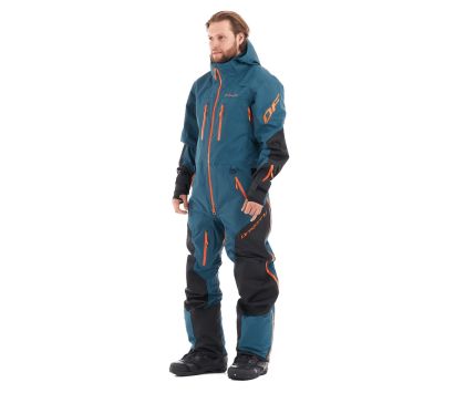 Комбинезон зимний мужской DRAGONFLY SUPERLIGHT 3L Dark-Ocean-Orange 2021 XXL