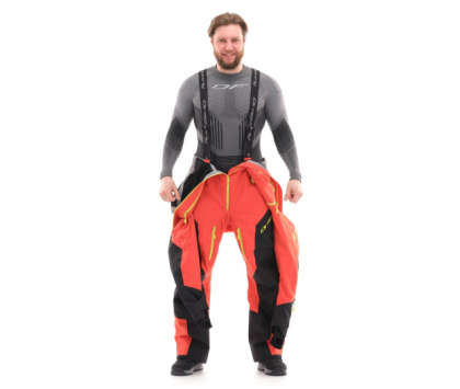 Комбинезон зимний мужской DRAGONFLY SUPERLIGHT 3L Red-Yellow L