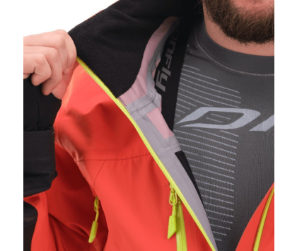 Комбинезон зимний мужской DRAGONFLY SUPERLIGHT 3L Red-Yellow L