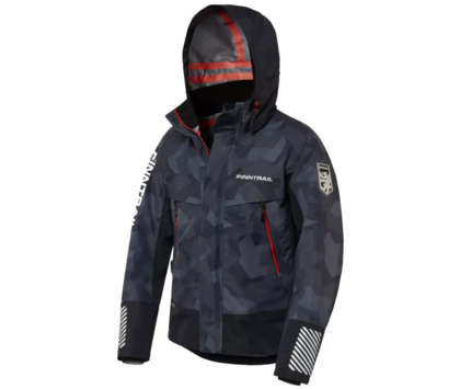 Куртка мужская забродная FINNTRAIL SPEEDMASTER CamoShadowBlack XS