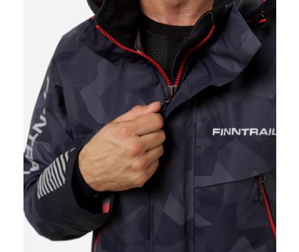 Куртка мужская забродная FINNTRAIL SPEEDMASTER CamoShadowBlack XS