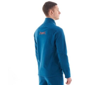 Кофта мужская флисовая DRAGONFLY LEVEL Blue-Orange L