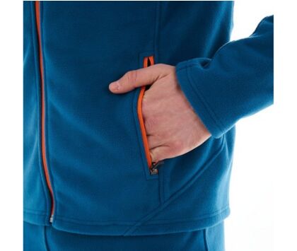 Кофта мужская флисовая DRAGONFLY LEVEL Blue-Orange L