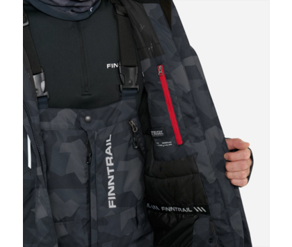 Костюм мужской зимний FINNTRAIL TOURNAMENT INSULATED CamoShadowBlack S