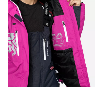 Костюм женский мембранный утепленный FINNTRAIL ATLAS W Pink XS