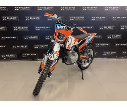 Мотоцикл кроссовый KAYO K1 250 MX 21/18 Оранжево-голубой