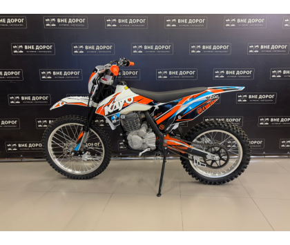 Мотоцикл кроссовый KAYO K1 250 MX 21/18 Оранжево-голубой