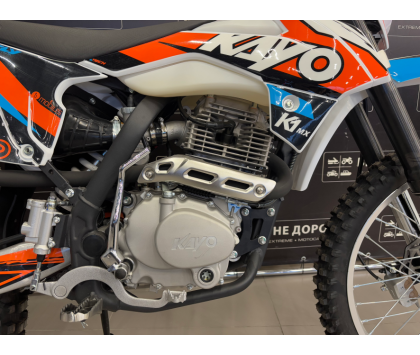 Мотоцикл кроссовый KAYO K1 250 MX 21/18 Оранжево-голубой