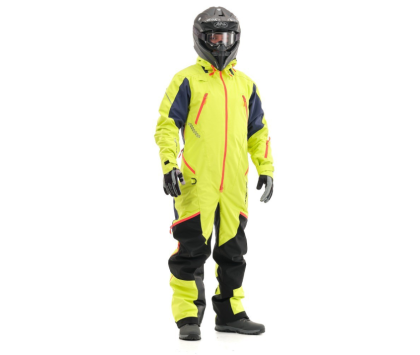 Комбинезон зимний мужской DRAGONFLY EXTREME 2.0 SNOWBIKE Yellow-Green 2021 L