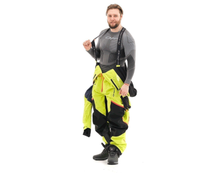 Комбинезон зимний мужской DRAGONFLY EXTREME 2.0 SNOWBIKE Yellow-Green 2021 L