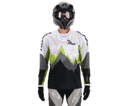 Джерси DRAGONFLY Black-White 2020 L