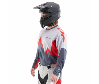 Джерси DRAGONFLY Red-Grey 2022 XL