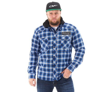 Моторубашка с защитой DRAGONFLY STREETFIGHTER Blue 2022 XL