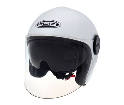 Шлем GSB G-259 WHITE GLOSSY XS