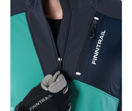 Термокуртка мужская FINNTRAIL SOFTSHELL NITRO Green L 48-50