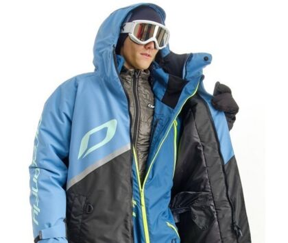 Плащ мужской зимний DRAGONFLY RACE Smoke-Blue 2023 M