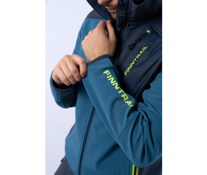 Термокуртка мужская FINNTRAIL SOFTSHELL NITRO Blue XXL