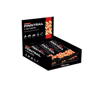 Батончики гуарановые FINNTRAIL CRUNCH BAR с арахисовой пастой