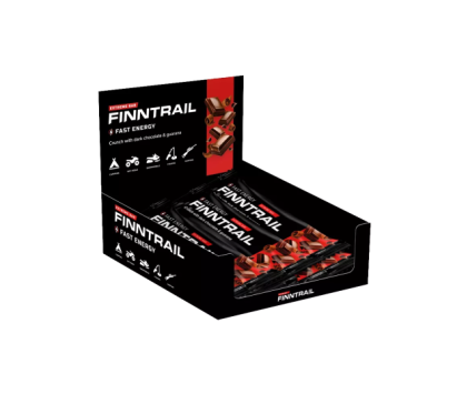 Батончики гуарановые FINNTRAIL CRUNCH BAR с шоколадом