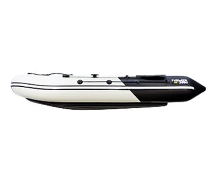 Лодка ПВХ Ривьера 3600 КНД Светло-серый / Черный