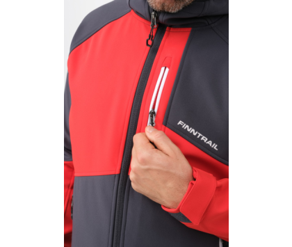 Термокуртка мужская FINNTRAIL TACTIC SOFTSHELL Red S