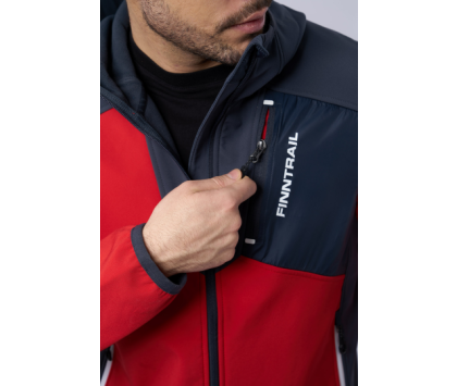 Термокуртка мужская FINNTRAIL SOFTSHELL NITRO Red S