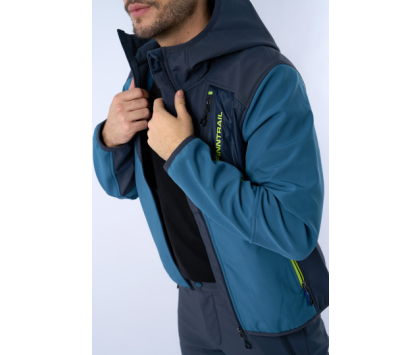 Термокуртка мужская FINNTRAIL SOFTSHELL NITRO Blue S