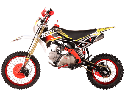 Питбайк KAYO EVOLUTION K125EM 17/14 KRZ (механ. сцепл., эл. стартер 2026 г.) Белый