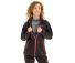 Кофта женская флисовая DRAGONFLY LEVEL Black-Red L