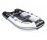 Лодка ПВХ Ривьера Компакт 3400 СК  Светло-серый / Черный