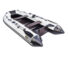 Лодка ПВХ Ривьера Компакт 3200 СК Светло-серый / Черный