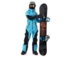 Комбинезон зимний женский DRAGONFLY SUPERLIGHT 3L Electric Blue 2023 S