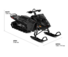 Снегоход BRP (БРП) SKI-DOO SUMMIT EXPERT 154 850 E-TEC SHOT 2023 TIMELESS BLACK (цена с НДС)